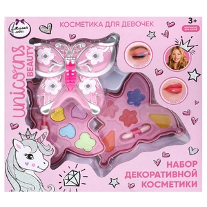Косметика ДЛЯ ДЕВОЧЕК тени для век , блеск для губ