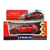 Модель металлическая tesla model x plaid 12 см красный