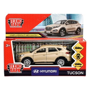 Модель металлическая HYUNDAI TUCSON длина 12 см бежевый