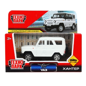 Модель металлическая UAZ ХАНТЕР длина 10,5 см белый