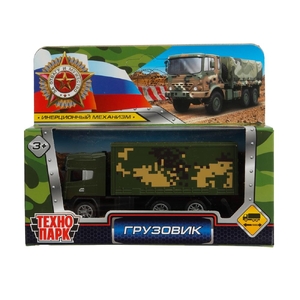 Модель металлическая ГРУЗОВИК, 11 см камуфляж