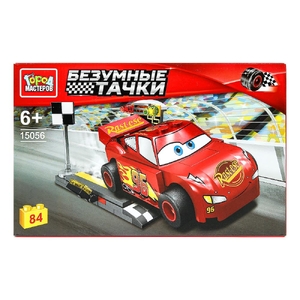 Конструктор безумные тачки, 84 детали