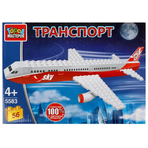 Конструктор Почтовый Самолет, 56  дет