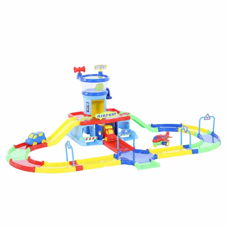 Аэропорт Play City с дорогой в коробке