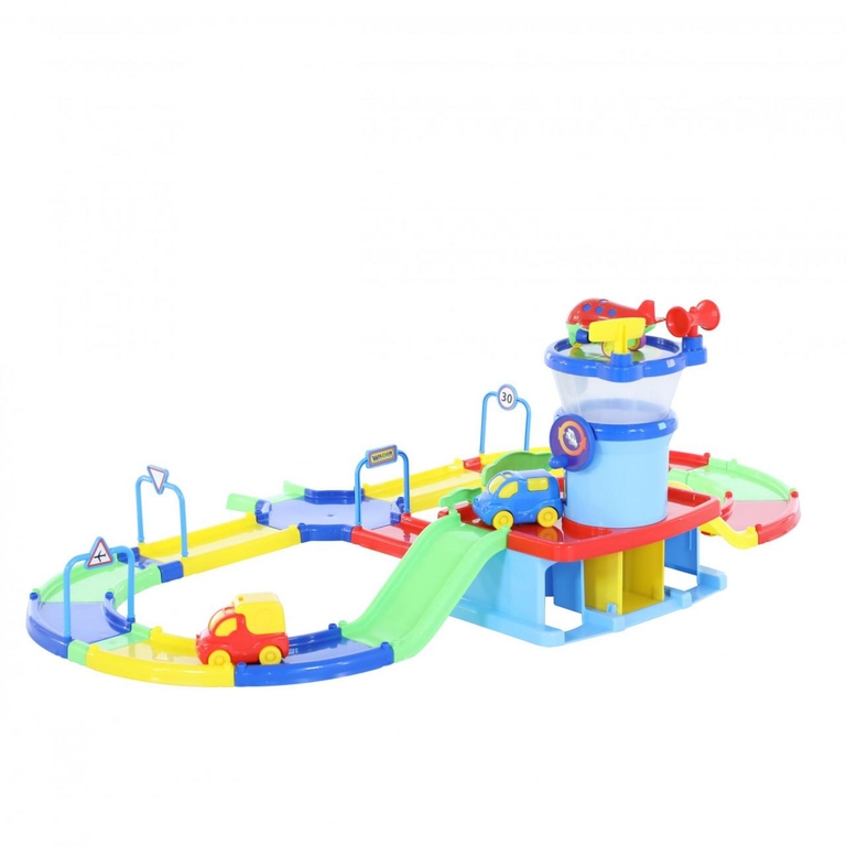 Аэропорт Play City с дорогой в коробке