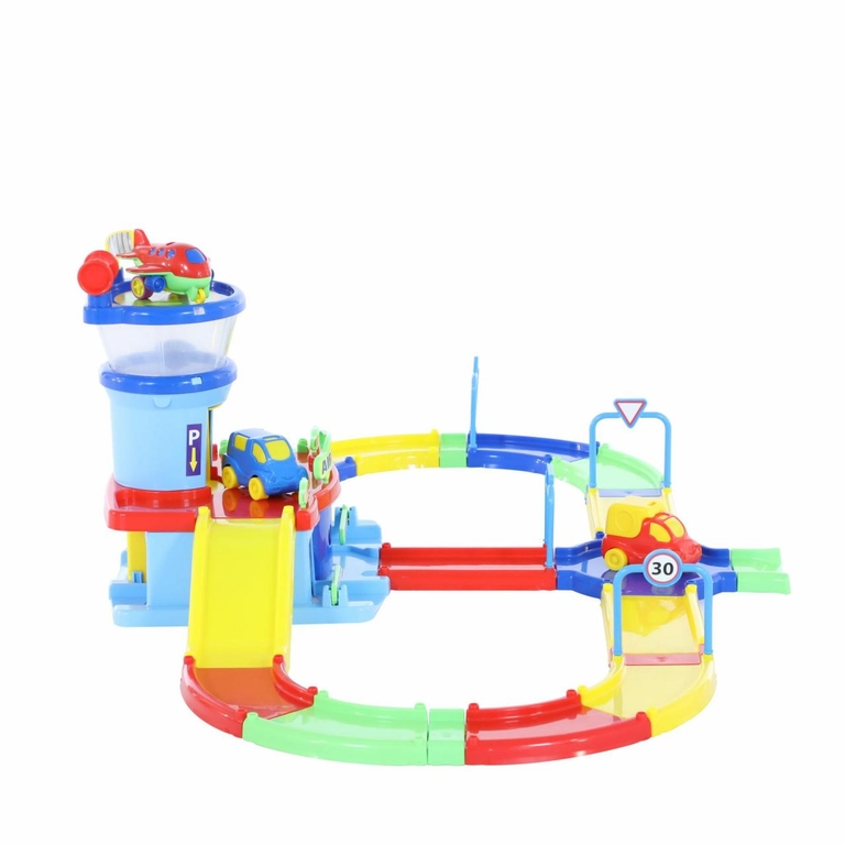Аэропорт Play City с дорогой в коробке