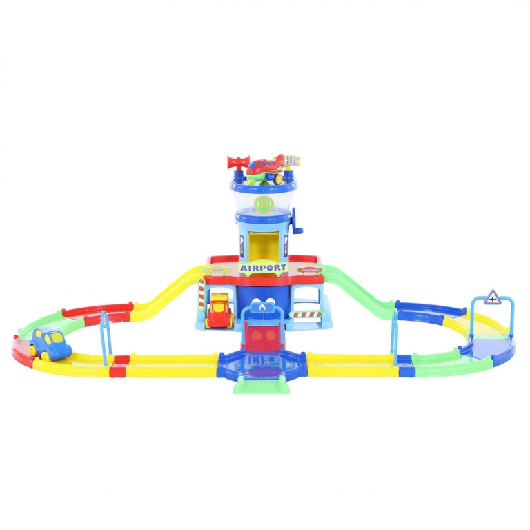 Аэропорт Play City с дорогой в коробке