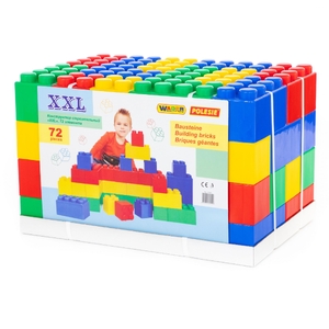 Конструктор строительный XXL 72 элемента