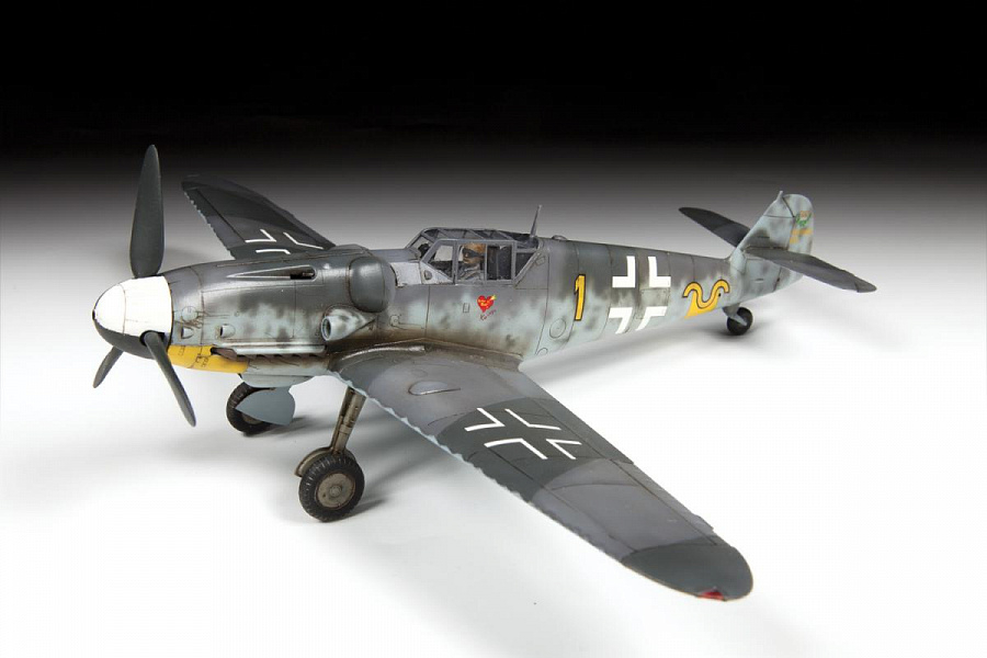 Модель сборная немецкий истребитель Мессершмитт bf-109g6