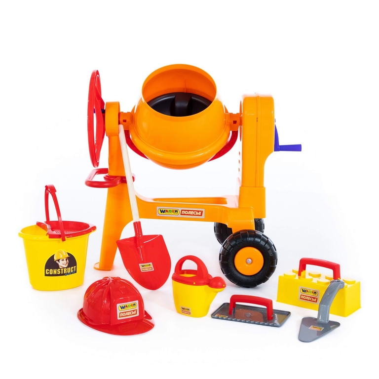 Бетономешалка Construct + набор каменщика №7 Construct 8 элемент