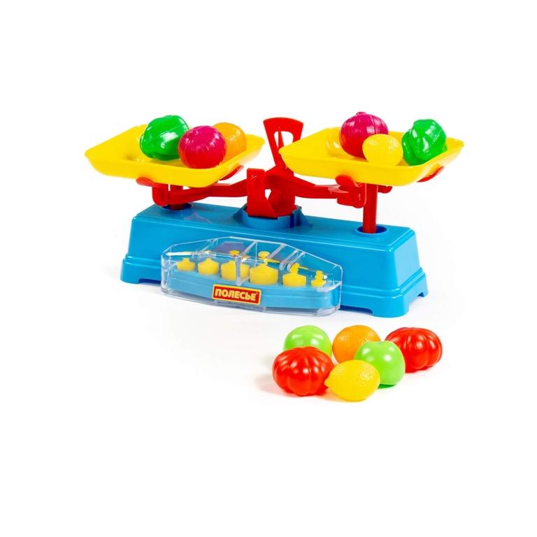 Игровой набор  Весы  + Набор продуктов  12 элементов