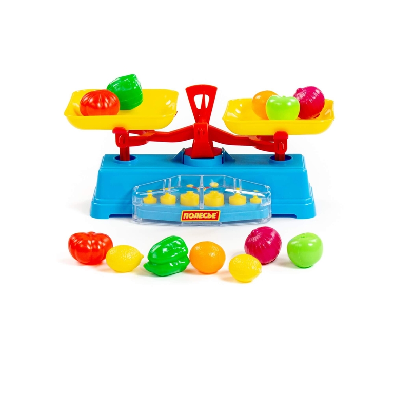 Игровой набор  Весы  + Набор продуктов  12 элементов