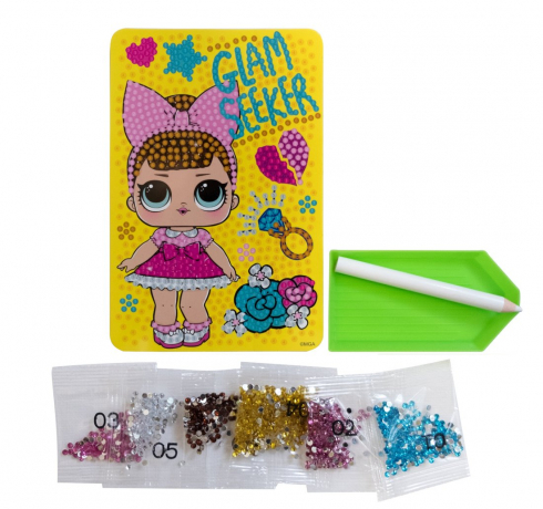 Алмазная мозаика LOL Glam seeker 10х15 см