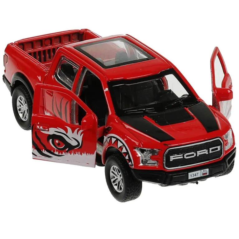 Модель металлическая FORD F150 RAPTOR ХИЩНИКИ 12 см