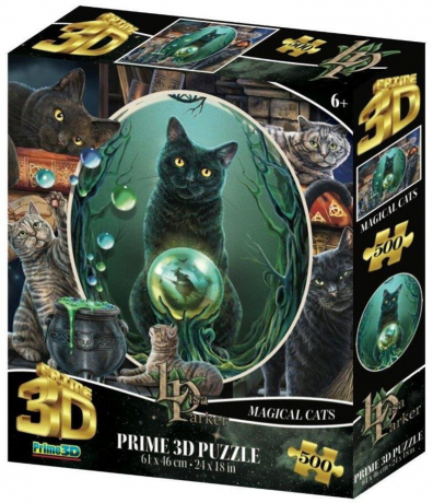 Пазл Super 3D Коллаж Кошки 500 деталей