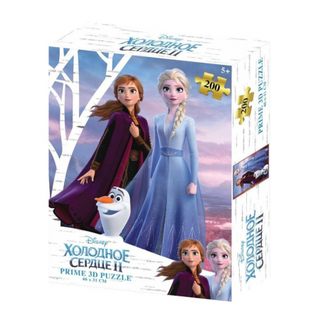 Пазл Prime 3D Холодное сердце II 200 деталей