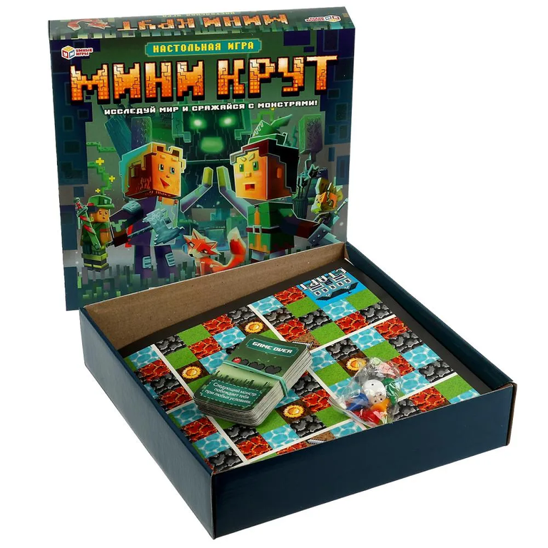 Настольная игра-ходилка квадрат Мини круг