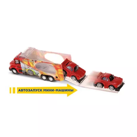Автовоз с запуском мини машины
