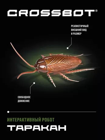 Робот Таракан, ползает как настоящий