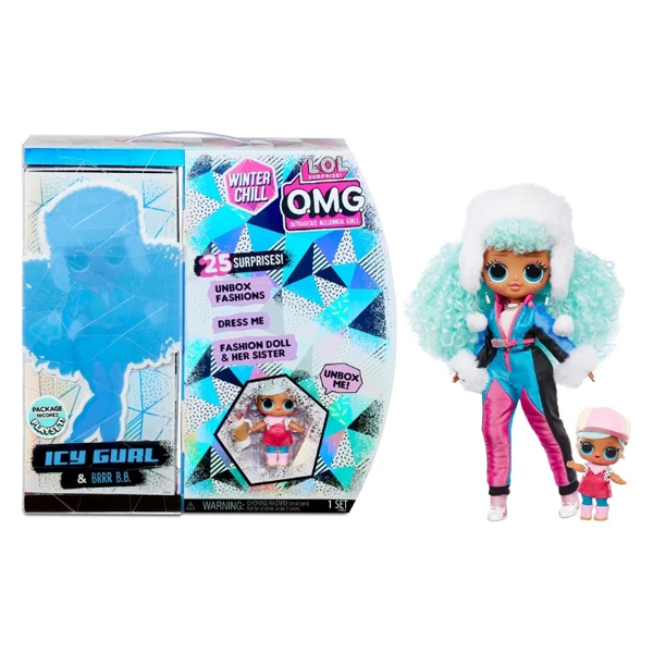 Кукла LOL Surprise OMG Winter Chill Icy Gurl and Brrr B B