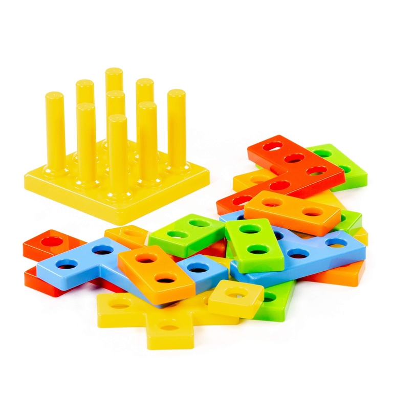 Игрушка развивающая  3D пазл   № 1  23 элемента
