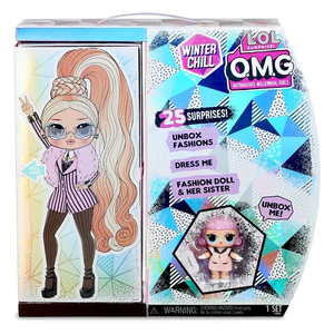 Кукла LOL Surprise OMG Winter Chill Big Wig and Madame Queen