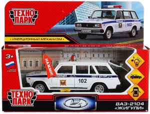 Машина ВАЗ-2104 Жигули Полиция 12 см