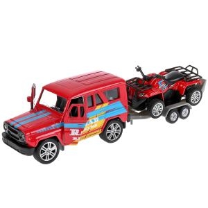 Машины UAZ Hunter с квадроциклом 7