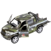 Модель металлическая UAZ PICKUP ВОЕННЫЙ длина 12 см