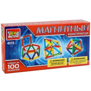 Конструктор магнитный Город Мастеров палочки и шарики 42 детали 4016