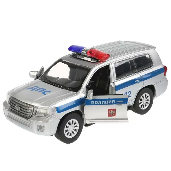 Модель Toyota Land Cruiser Полиция 12 см ТМ Технопарк