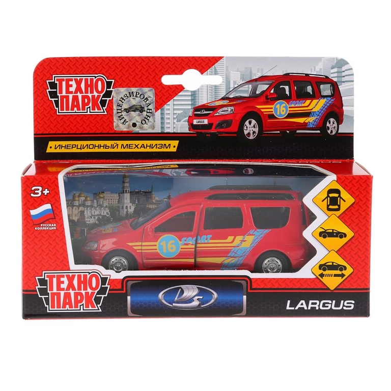 Модель металлическая LADA LARGUS СПОРТ 12 см