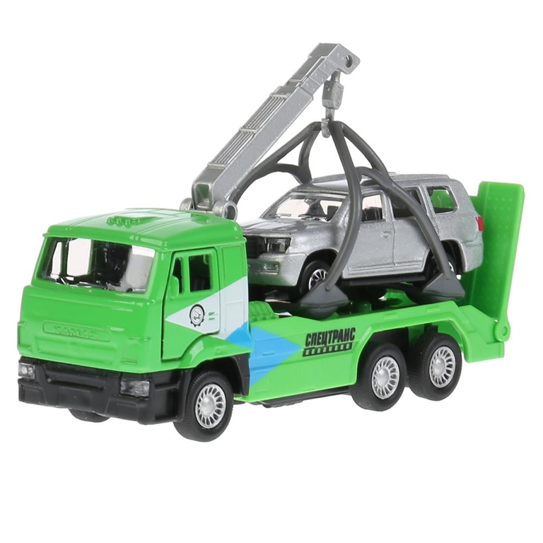 Модель металлическая KAMAZ ЭВАКУАТОР 12 см
