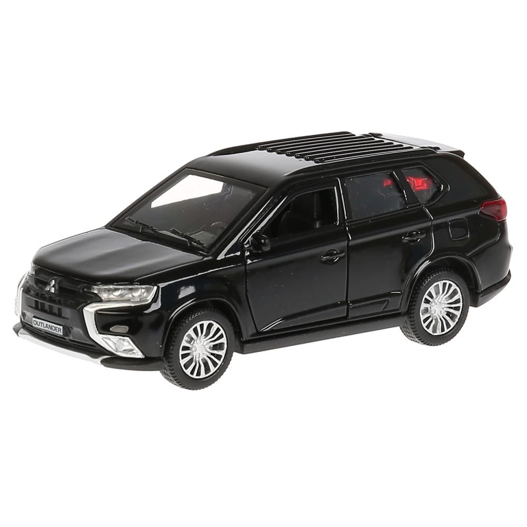 Машина Mitsubishi Outlander черная длина12 см