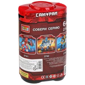 Конструктор Город Мастеров самурай в банке 51 деталей