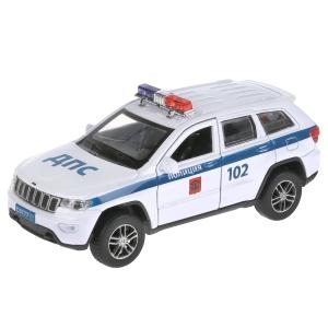 Машина jeep grand cherokee Полиция 12 см Белый