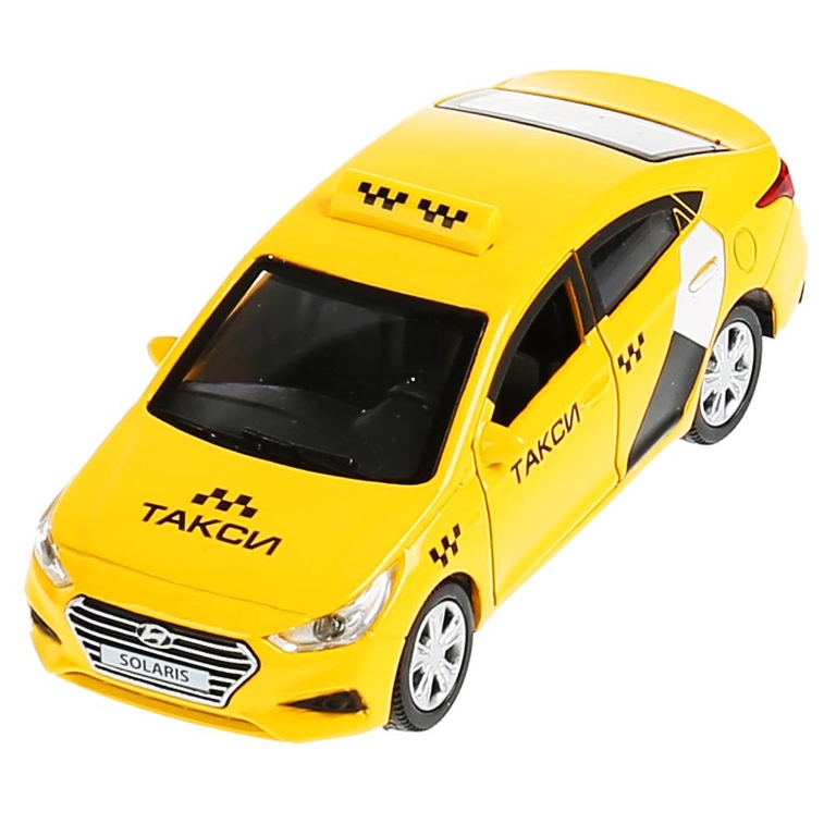 Модель металлическая HYUNDAI SOLARIS  12 см  синий