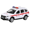 Машина со светом и звуком LADA Granta Cross 2019 Скорая белая ТМ Технопарк