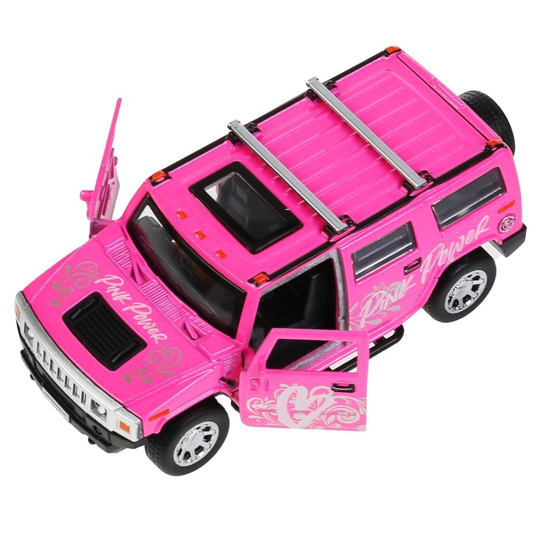 Машина Hummer H2 Спорт 12 см розовый ТМ Технопарк