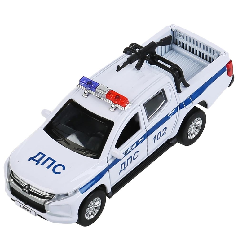 Машина MITSUBISHI L200 PICKUP Полиция 13 см ТМ Технопарк