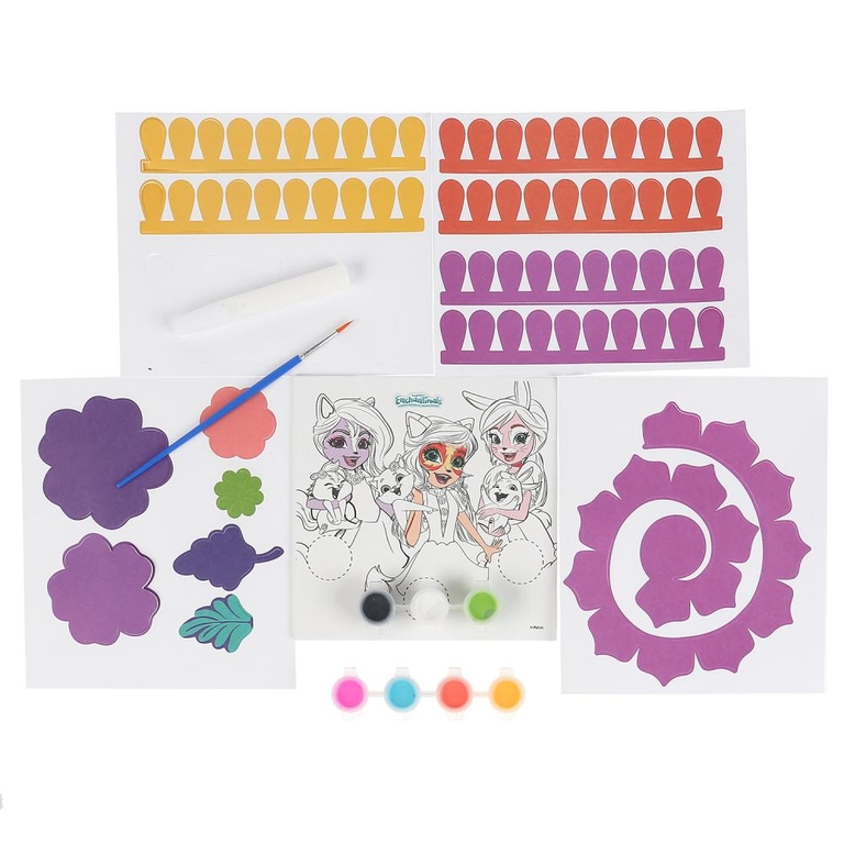 Набор для творчества ЭНЧЕНТИМАЛС холст для росписи с декор-нием