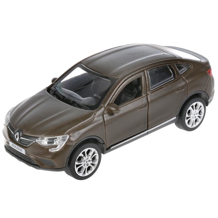 Машина со светом и звуком Renault Arkana матовый бежевый 12 см