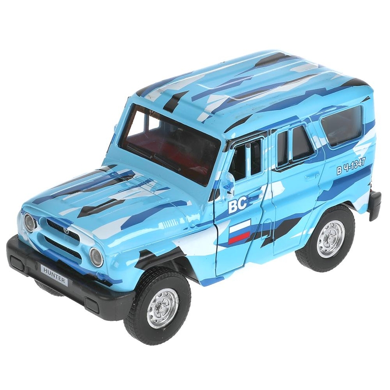 Машина со светом и звуком UAZ Hunter Камуфляж 11 см