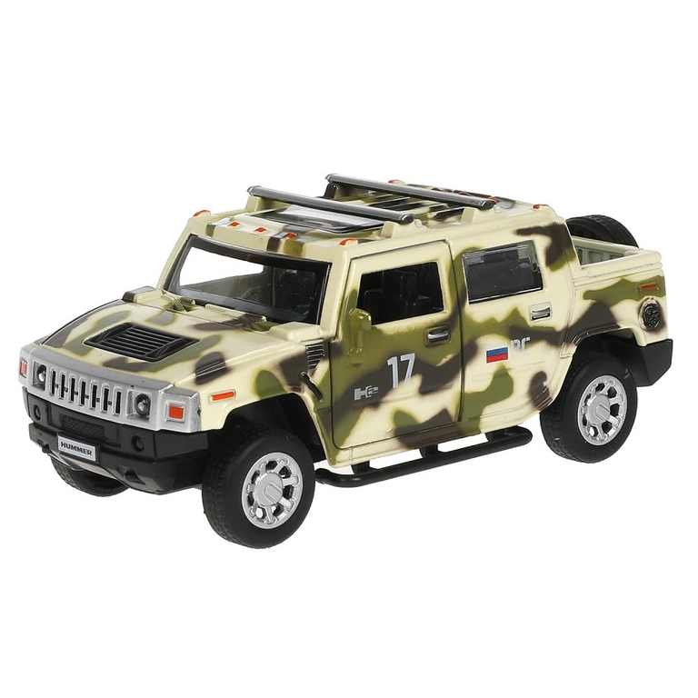 Машина Hummer H2 Pickup желтый ТМ Технопарк