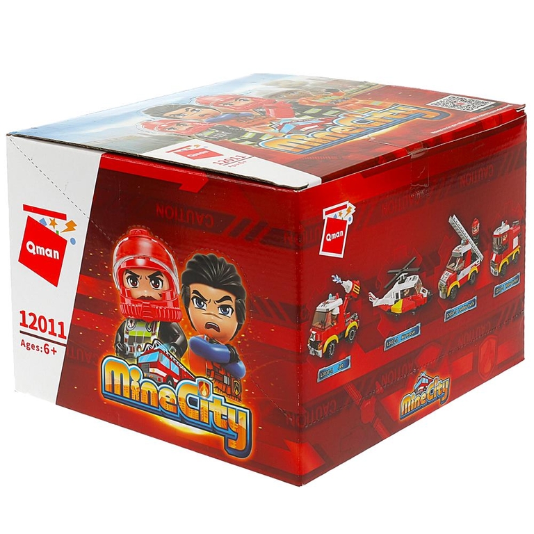 Конструктор пластиковый машина с фигурками