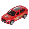 Машина со светом звуком BMW X5 M-Sport красная длина12 см