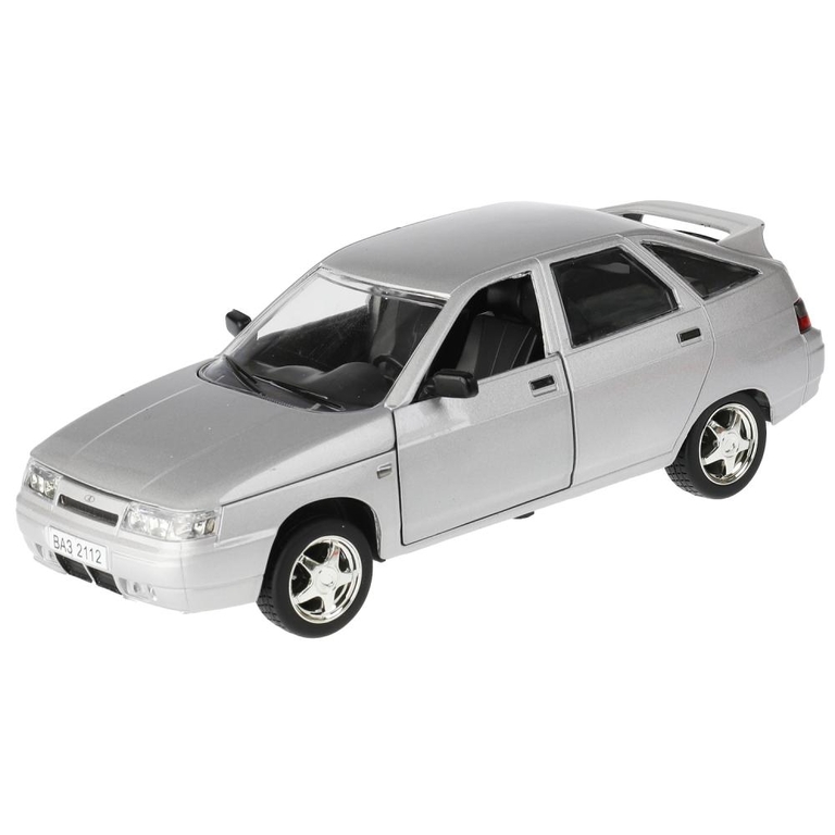 Модель LADA 2112 18 см серебристая ТМ Технопарк