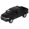 Модель Dodge RAM 1500 Rebel матовый 13 см черный ТМ Технопарк