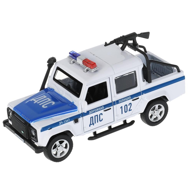Модель Land Rover Defender Pickup полиция 12 см ТМ Технопарк