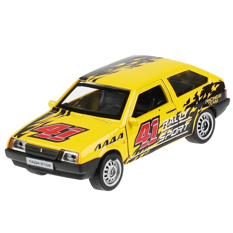 Модель Технопарк Lada -2108 Спутник Спорт желтый